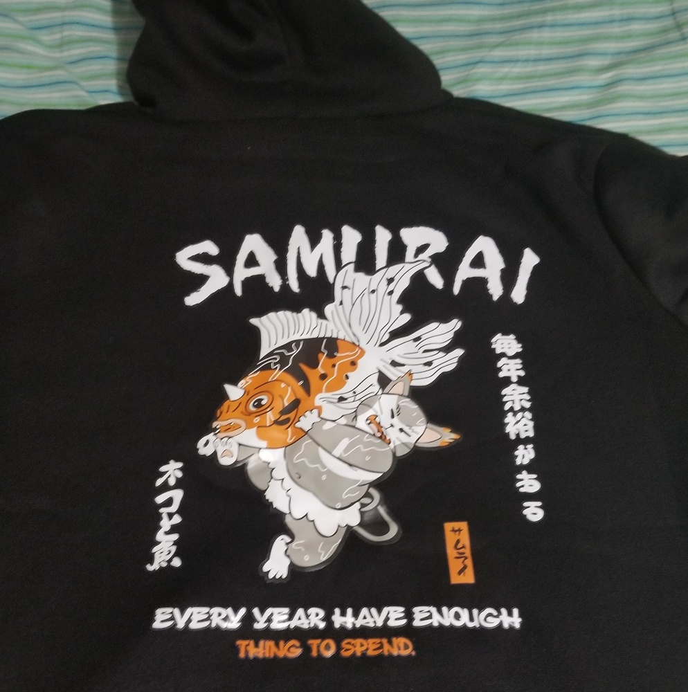 Samurai hoodie Osaka Track sweater Small